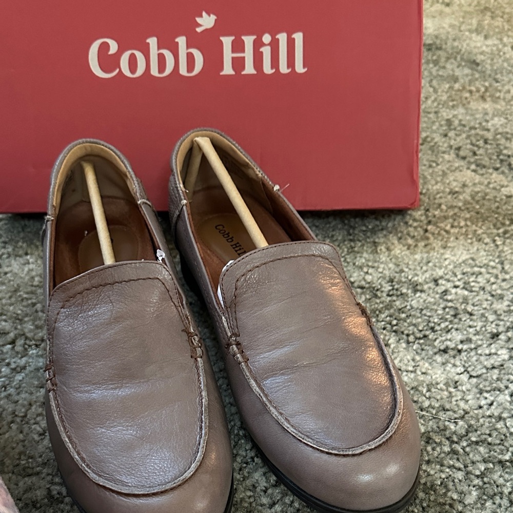 Cobb Hill by New Balance Tan Leather Loafers